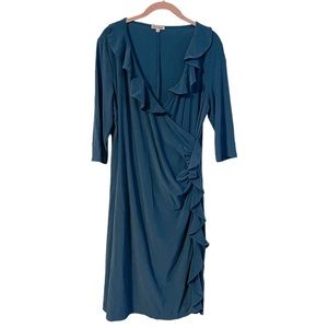 Kiyonna Flirty Faux Wrap Dress